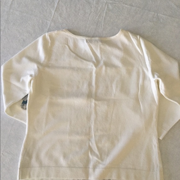 NWT Nine West Cardigan w/lace and bead detail, XL - Picture 5 of 6